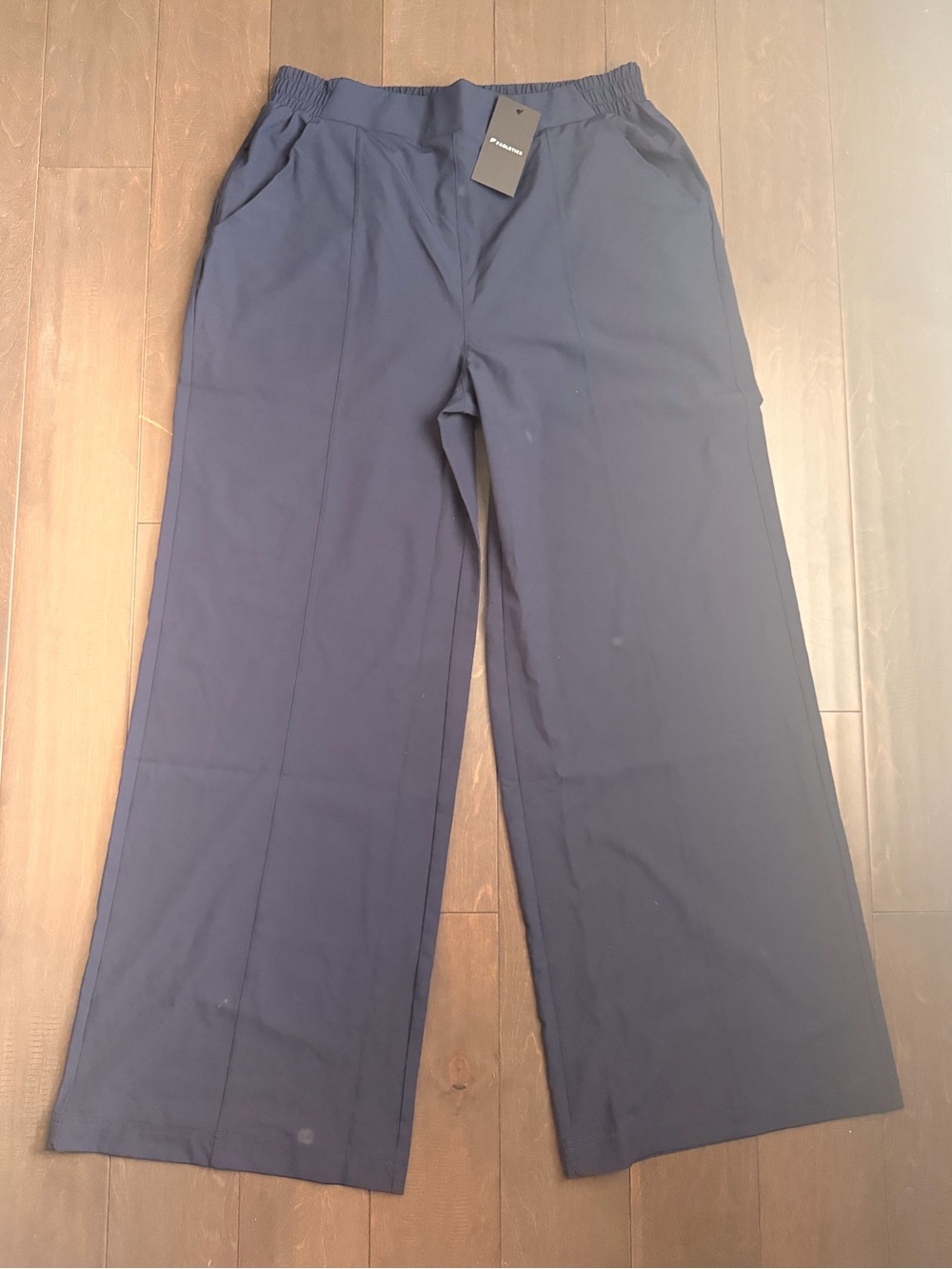 Fabletics Downtown Wide-Leg Pants Navy Blue
